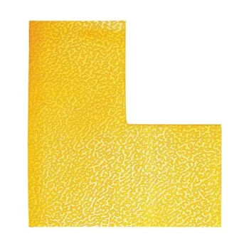   Padlójelölő matrica, 100 mm, DURABLE "L", sárga