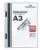 Gyorsfűző, klipes, A3, DURABLE "DURACLIP® 60", kék