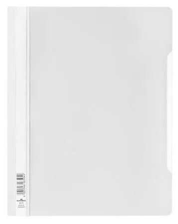 Gyorsfűző, PP, A4+, DURABLE, fehér