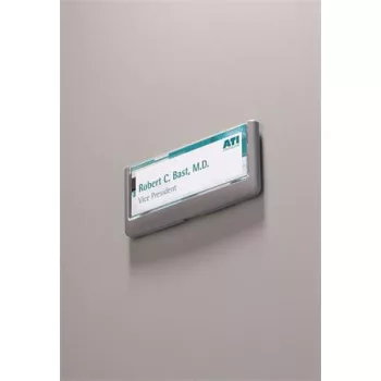   Információs tábla, 149x52,5 mm, DURABLE "CLICK SIGN", szürke