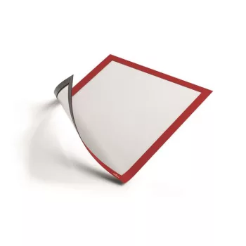   Infokeret, A4, mágneses, DURABLE "DURAFRAME® MAGNETIC", piros
