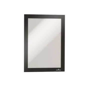   Infokeret, A5, öntapadó háttal, mágneses előlappal, DURABLE "DURAFRAME", ezüst-fekete
