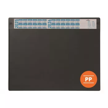   Könyökalátét, 650x480 mm, éves naptárral, DURABLE, fekete
