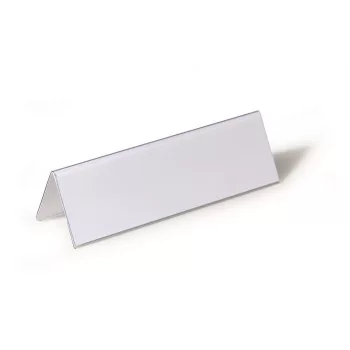 Névtábla tartó, asztali, 61/122x210 mm, DURABLE