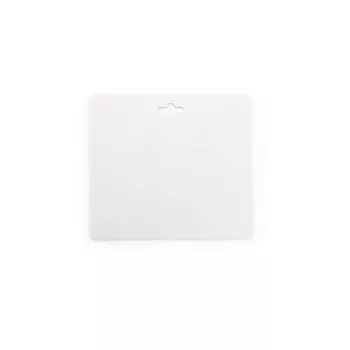   Névkitűző, Euro kivágás, 97x86 mm, DURABLE "VISITOR BADGE", fehér