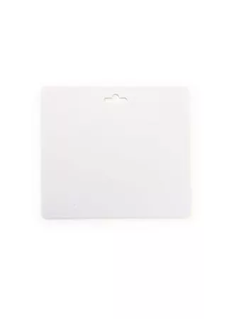 Névkitűző, Euro kivágás, 97x86 mm, DURABLE "VISITOR BADGE", fehér