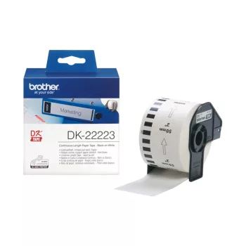   Brother DK-22223 50 mm x 30,48 m öntapadós papírszalag tekercsben