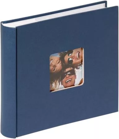 Fotóalbum, 200 fotó, 10x15 cm, "Walther Fun", sötétkék