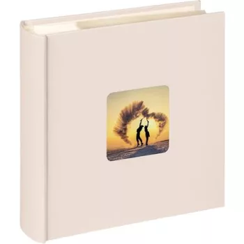   Fotóalbum, 200 fotó, 10x15 cm, "Walther Fun Wedding", krémfehér