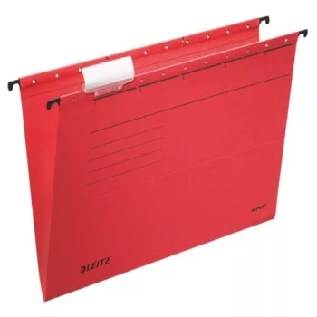   Függőmappa, karton, A4, LEITZ "Alpha Standard", piros