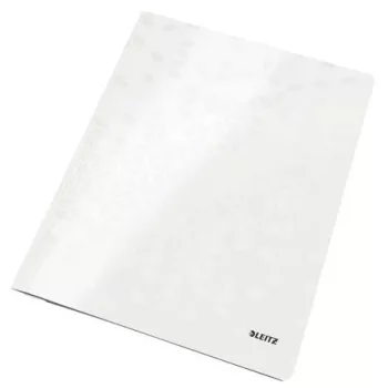   Gyorsfűző, laminált karton, A4, LEITZ "Wow", fehér