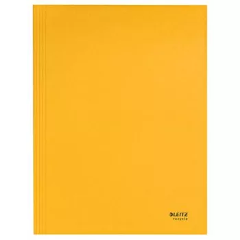   Pólyás dosszié, karton, A4, LEITZ "Recycle", sárga