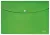 Irattartó tasak, A4, PP, patentos, LEITZ "Recycle", zöld