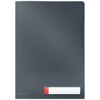   Genotherm, "L", A4, PP, LEITZ "Cosy Privacy", bársonyszürke