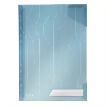   Genotherm, "L", lefűzhető, A4, 200 mikron, LEITZ "CombiFile", kék