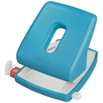   Lyukasztó, kétlyukú, 30 lap, LEITZ "Cosy", nyugodtkék