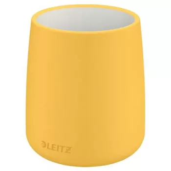   Írószertartó, kerámia, LEITZ "Cosy", melegsárga