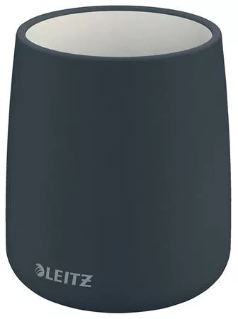 Írószertartó, kerámia, LEITZ "Cosy", bársonyszürke