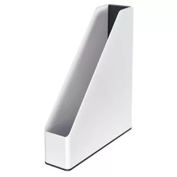   Iratpapucs, műanyag, 73 mm, kettős színhatású, LEITZ "Wow", fekete