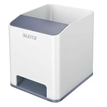   Írószertartó, kettős színhatású, LEITZ "Wow", fehér