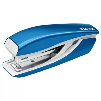   Tűzőgép, mini, No. 10, 10 lap, fém, LEITZ "Nexxt Wow", kék