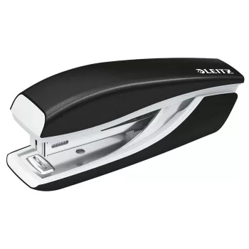   Tűzőgép, mini, No. 10, 10 lap, fém, LEITZ"Nexxt Wow", fekete