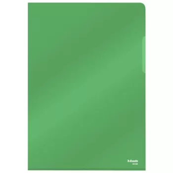   Genotherm, "L", A4, 150 mikron, víztiszta felület, ESSELTE "Luxus", zöld