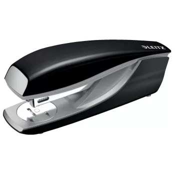  Tűzőgép, 24/6, 26/6, 30 lap, LEITZ "Nexxt Style", szaténfekete