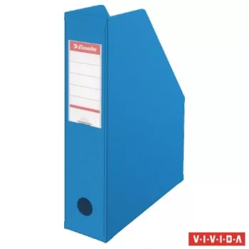   Iratpapucs, PVC/karton, 70 mm, összehajtható, ESSELTE, Vivida kék