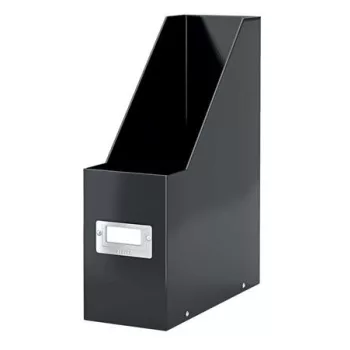   Iratpapucs, PP/karton, 95 mm, LEITZ "Click&Store", fekete