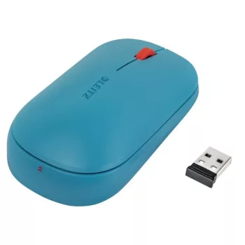   Egér, vezeték nélküli, Bluetooth, LEITZ "Cosy", nyugodtkék