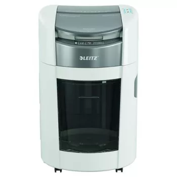   Iratmegsemmisítő, mikrokonfetti, 200 lap, LEITZ "IQ OptiMax Autofeed Small Office 200 P5"