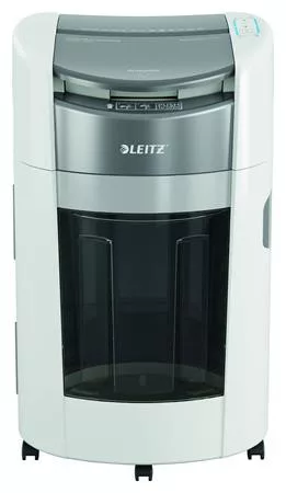 Iratmegsemmisítő, mikrokonfetti, 300 lap, LEITZ "IQ OptiMax Autofeed Office 300 P5"