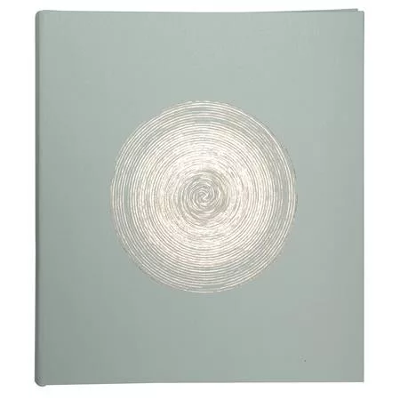 Fotóalbum, 29x32 cm, 30 lap, EXACOMPTA "Ellipse", szürkészöld