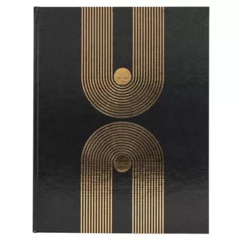   Vendégkönyv, 27x22 cm, 50 lap, EXACOMPTA "Graphik Black"