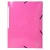 Gumis mappa, karton, A4, EXACOMPTA "Iderama", pink