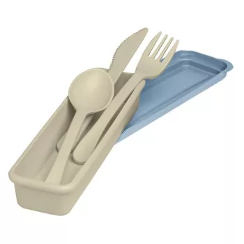 Evőeszközkészlet, tartóban, 3 részes, EXACOMPTA