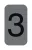 Információs tábla, öntapadó, 2,5x4,4 cm, alumíniumhatású, EXACOMPTA, 3-as