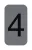 Információs tábla, öntapadó, 2,5x4,4 cm, alumíniumhatású, EXACOMPTA, 4-es
