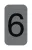 Információs tábla, öntapadó, 2,5x4,4 cm, alumíniumhatású, EXACOMPTA, 6-os