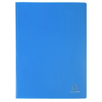   Bemutatómappa, 30 zsebes, A4, EXACOMPTA "Opak", kék