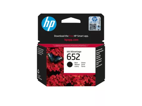 HP 652 Black F6V25AE Eredeti Tintapatron