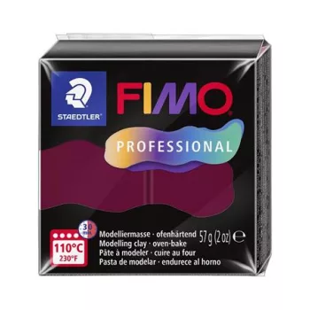   Gyurma, 57 g, égethető, FIMO "Professional", bordeaux