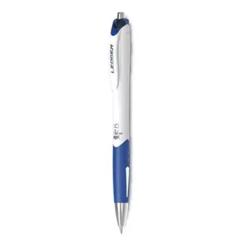  Golyóstoll, 0,5 mm, nyomógombos, FLEXOFFICE "Ledger", kék
