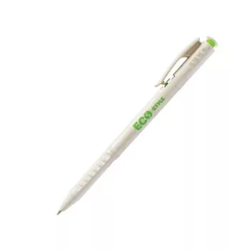   Golyóstoll, 0,25 mm, nyomógombos, FLEXOFFICE "FO-09 Eco Style", kék