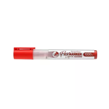   Táblamarker, 2,5 mm, kúpos, FLEXOFFICE "WB016", piros