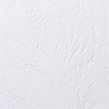  Hátlap, A4, 250 g, bőr mintázat, GBC "LeatherGrain", fehér