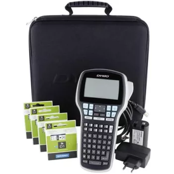   Elektromos feliratozógép, DYMO "LM 420P" készlet táskában