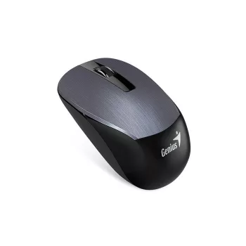   Egér, vezeték nélküli, optikai, normál méret, GENIUS "NX-7015" acél szürke