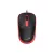 Egér, vezetékes, optikai, normál méret, USB, GENIUS "DX-123", fekete-piros
